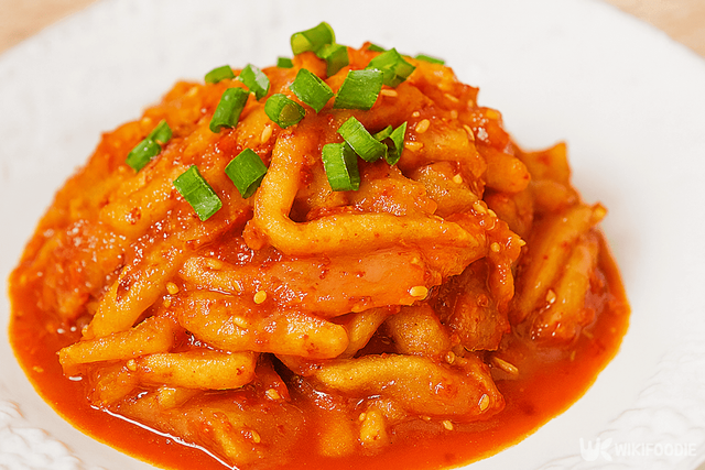 수박 껍질 나물 무침 사진 자료 / 위키푸디