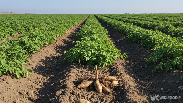 야콘 재배 자료 사진. / 위키푸디