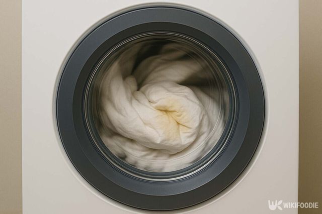 세탁기 속 이불 / 위키푸디