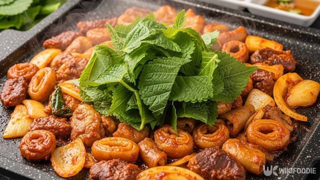 야채 곱창 사진. / 위키푸디