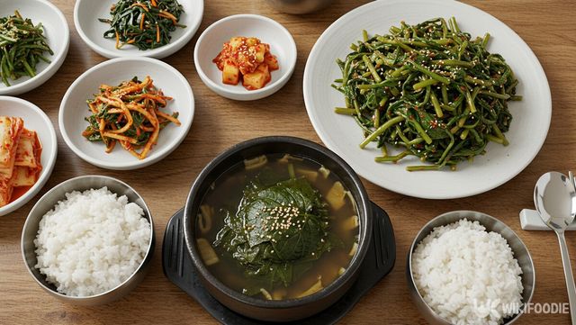 여뀌 밥상 자료 사진. / 위키푸디