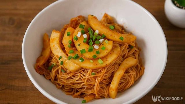 참외 비빔 국수 사진. / 위키푸디