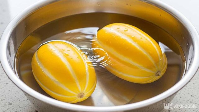 참외 세척 사진. / 위키푸디