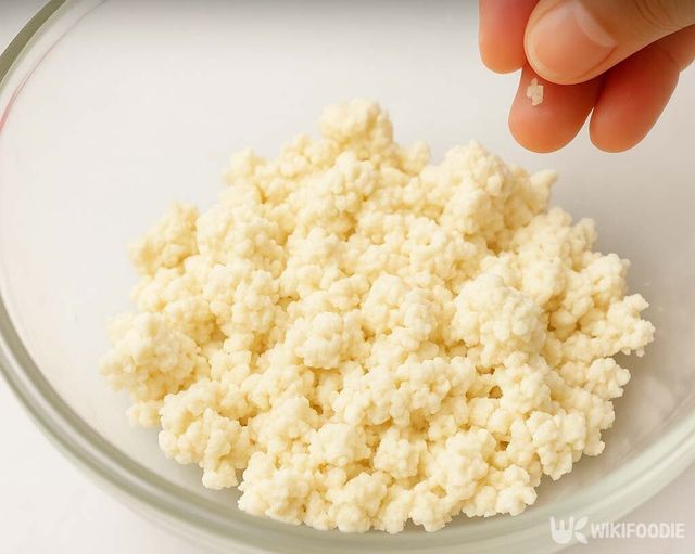 두부를 으깬 모습 / 위키푸디