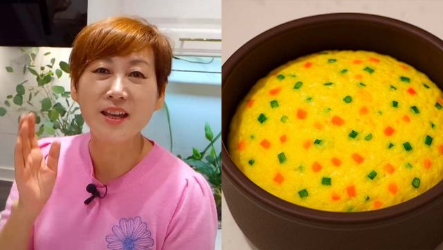 임미숙, 계란두부찜 / 유튜브 '김학래 임미숙의 웃짜 채날', 위키푸디