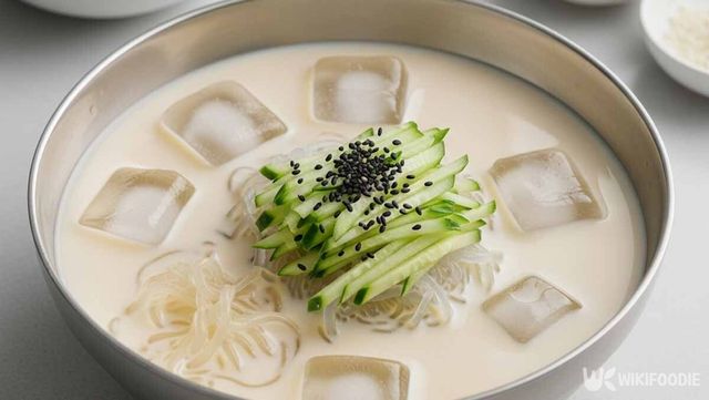 우뭇가사리 콩국수 사진. / 위키푸디