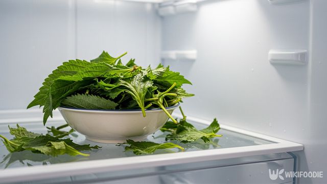 깻잎을 냉장고에 보관하는 자료 사진. / 위키푸디