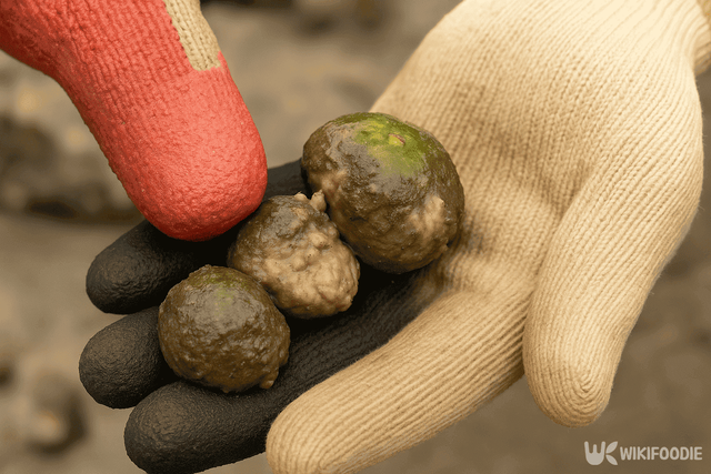 막 잡힌 말미잘 사진. / 위키푸디