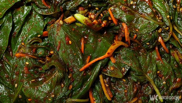깻잎 김치 자료 사진. / 위키푸디