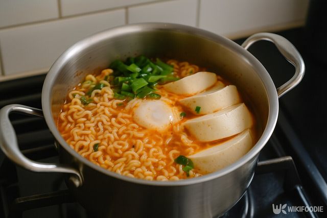 순두부 라면 사진. / 위키푸디