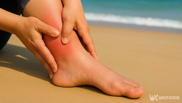 해파리에 쏘인 발 / 위키푸디