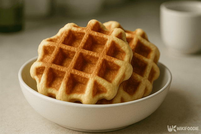 와플 사진. / 위키푸디
