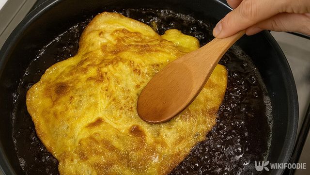 가지를 계란과 함께 부치는 자료 사진. / 위키푸디