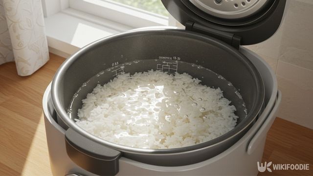 쌀을 불리는 자료 사진. / 위키푸디