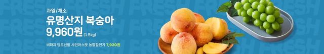 유명산지 복숭아 / 롯데마트 제타 홈페이지