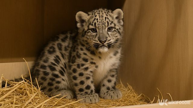 94년 만에 태어난 멸종위기 '눈표범'. 기사 이해를 돕기 위해 AI로 제작했습니다. / 위키푸디
