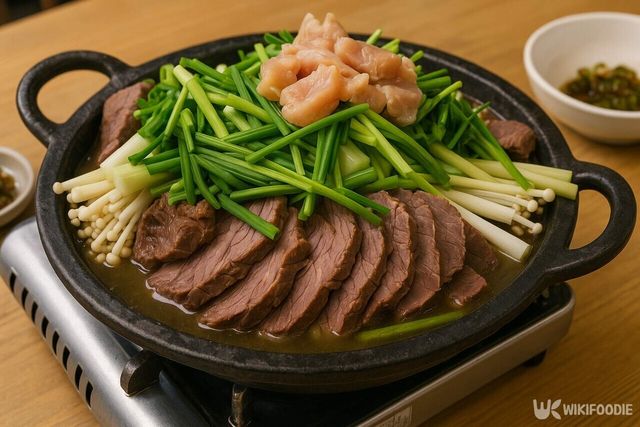 기사 이해를 돕기 위한 수육 전골 사진 / 위키푸디