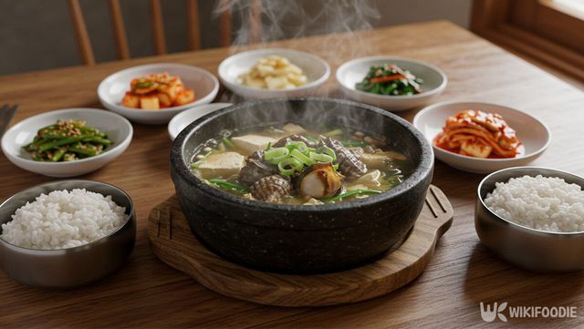 된장국에 뿔소라를 넣은 자료 사진. / 위키푸디