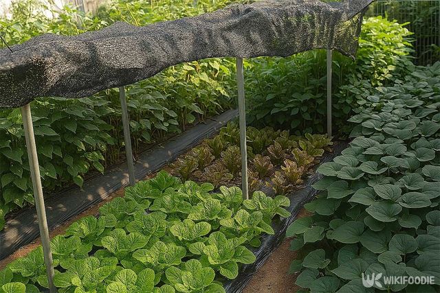 열무 재배 차광막 자료사진. 해당 이미지는 유튜브 채널 '필레오TV' 영상을 참고하여 제작되었습니다. / 위키푸디