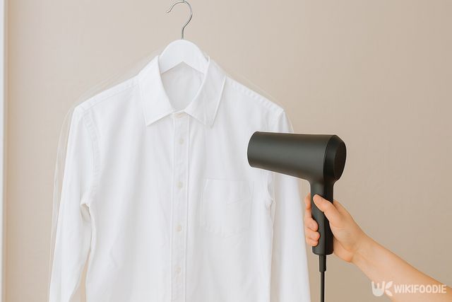 비닐과 드라이기만 있으면 '즉석 스타일러'를 만들 수 있다. 해당 이미지는 기사 이해를 돕기 위해 AI로 재연하였습니다. / 위키푸디