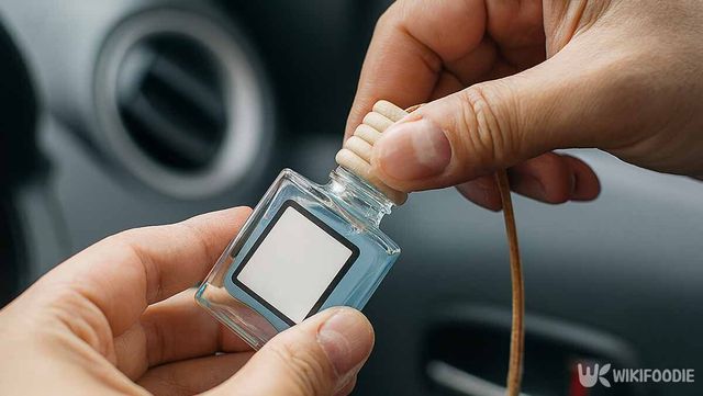 액체형 방향제 뚜껑을 잠그는 사진. / 위키푸디