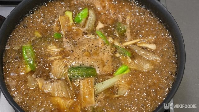 찜닭 만드는 자료 사진. / 위키푸디