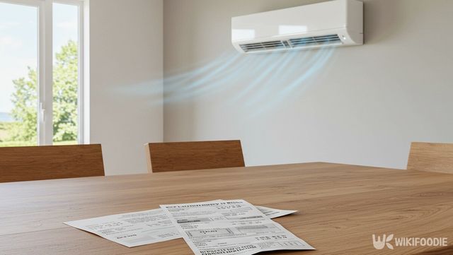 전기 고지서가 올려져 있는 자료 사진. / 위키푸디