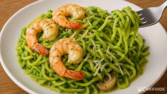 애호박 파스타 사진. / 위키푸디