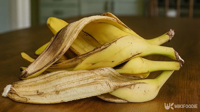 바나나 껍질 자료 사진. / 위키푸디