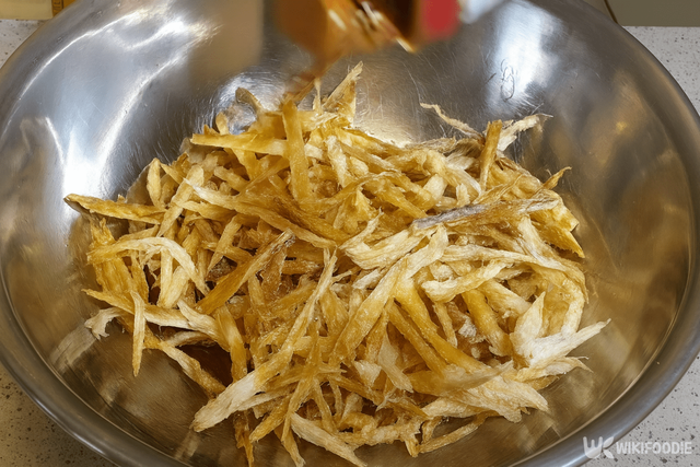 황태채 무침 만드는 자료 사진. / 위키푸디