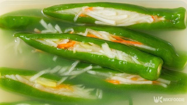 고추물김치 자료 사진. / 위키푸디