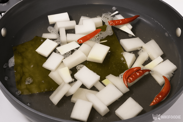 육수 끓이는 자료 사진. / 위키푸디