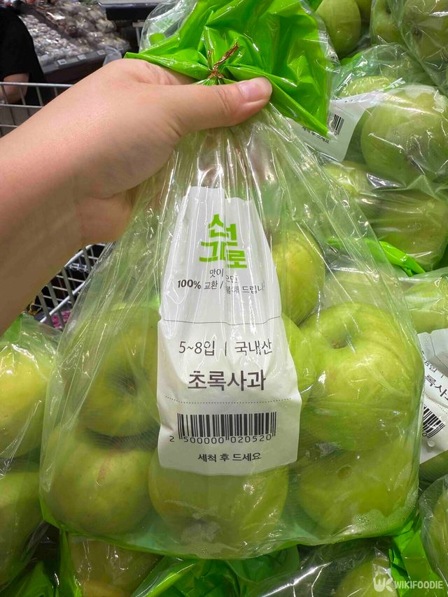 초록사과 사진. / 위키푸디