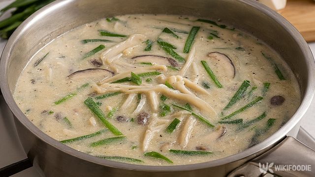 버섯들깨탕 사진. / 위키푸디