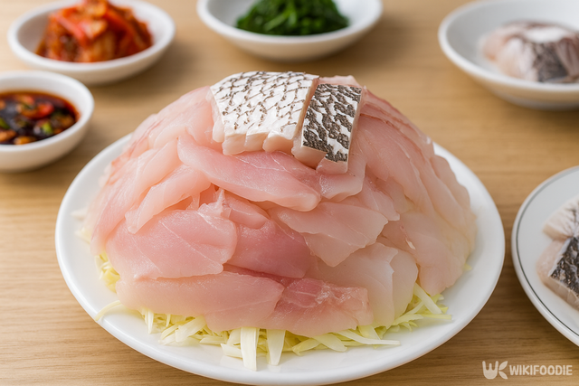 민어회 자료 사진. / 위키푸디