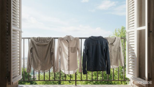 옷 환풍 하는 자료 사진. / 위키푸디