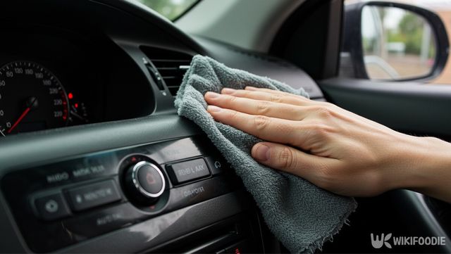 헌옷으로 자동차를 닦는 자료 사진. / 위키푸디