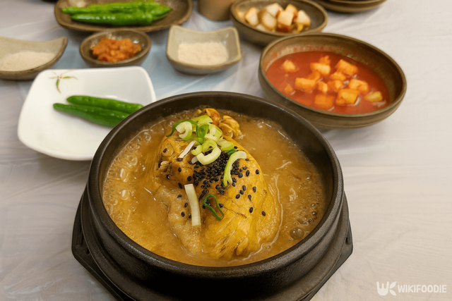 삼계탕 자료 사진. / 위키푸디