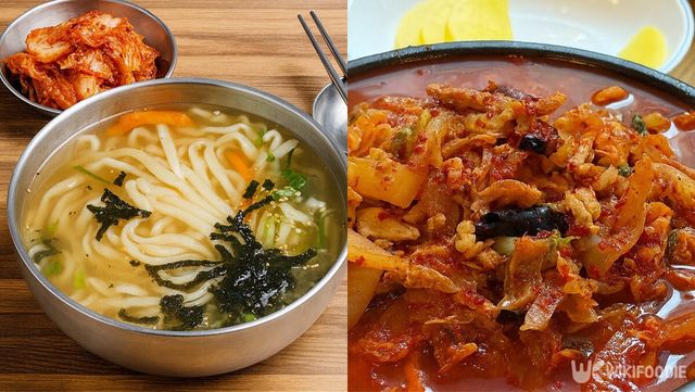 칼국수, 짬뽕 자료 사진. / 위키푸디