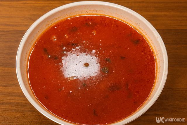 얼큰계란찌개 만드는 자료 사진. / 위키푸디