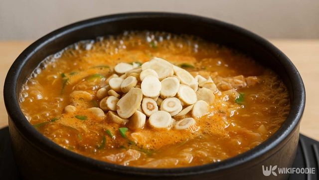 더덕순대국 자료 사진. / 위키푸디