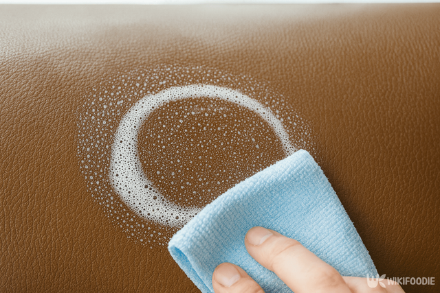 우유로 가죽 닦는 자료 사진. / 위키푸디