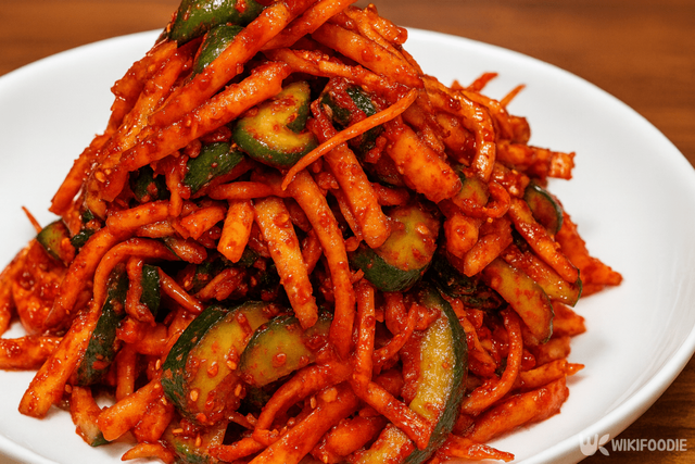 도라지 무침 자료 사진. / 위키푸디