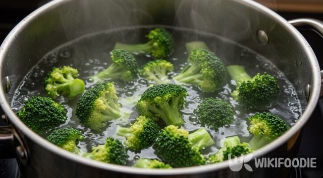 브로콜리를 물에 데치는 자료 사진. / 위키푸디
