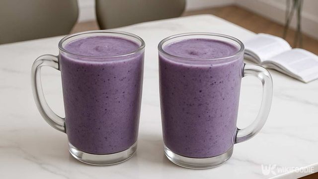 블루베리 스무디 자료 사진. / 위키푸디