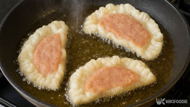 스팸 라이스페이퍼 튀김 사진. / 위키푸디