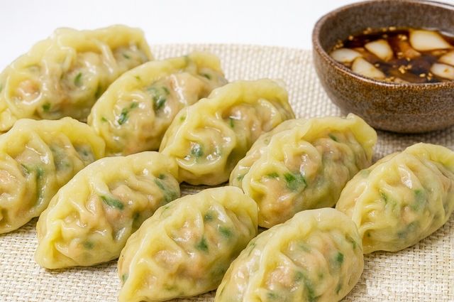 스팸만두 사진. / 위키푸디