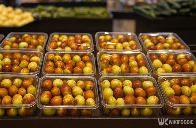 마트에 파는 사과대추 자료 사진. / 위키푸디