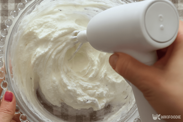 휘핑 만드는 자료 사진. / 위키푸디