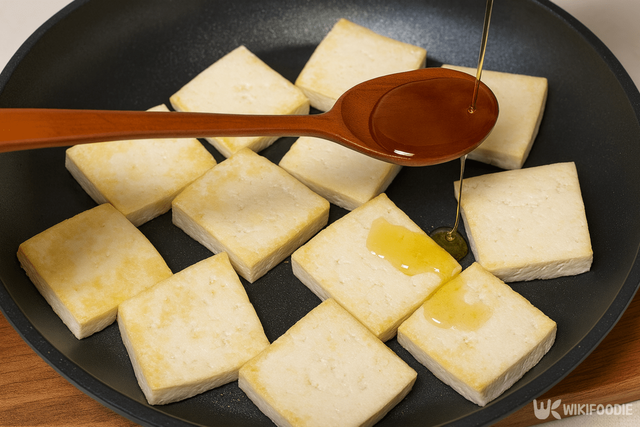 두부조림 만드는 자료 사진. / 위키푸디